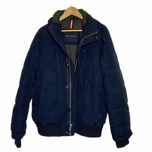 Navy Blue Puffers Coat